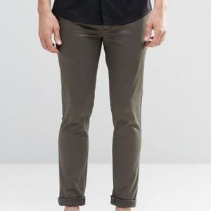 WORN ONCE Boy's/Men's ASOS Dark Green Skinny Pants